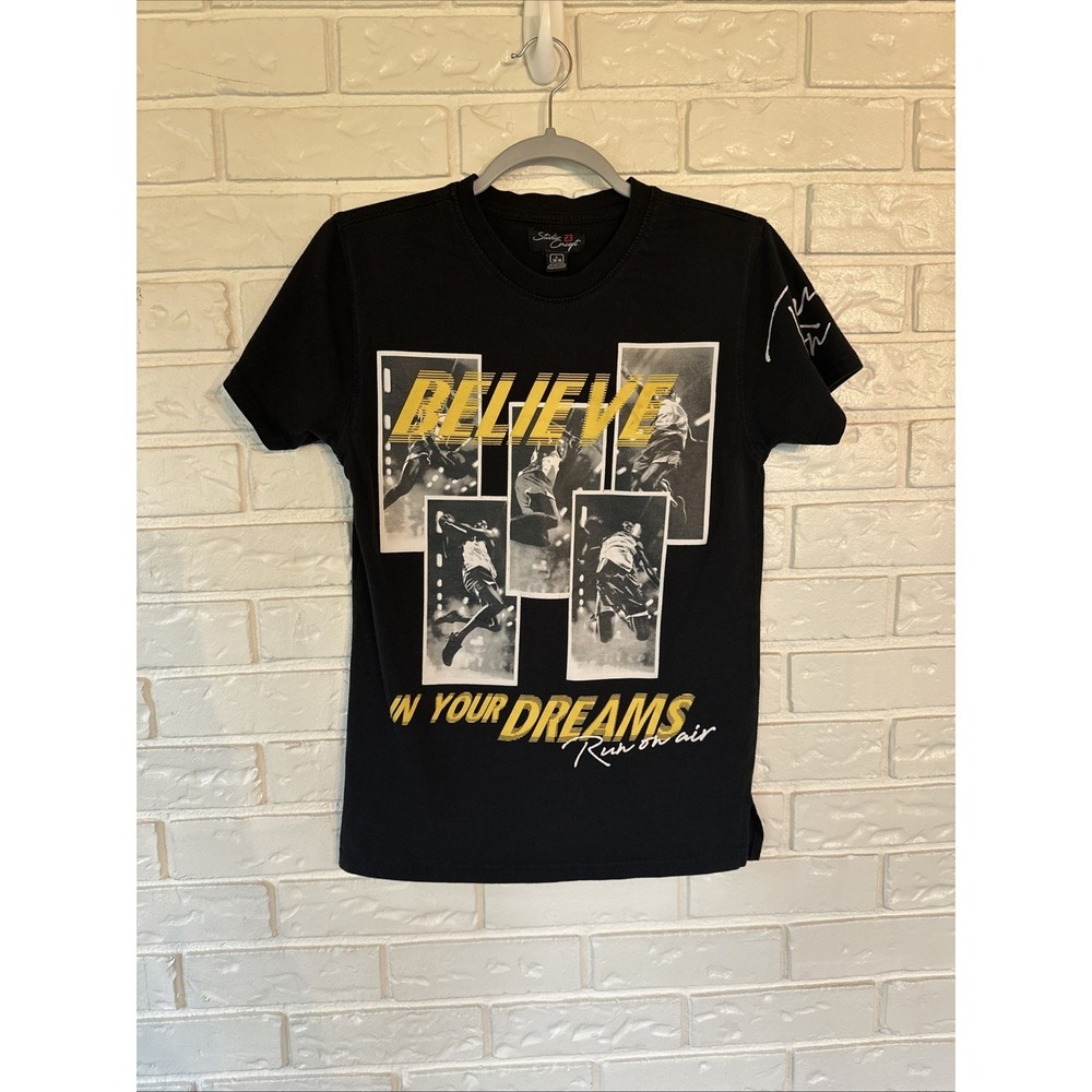 Studio 23 Concept Women's Basketball‎ Graphic Tee Black Streetwear Top Large